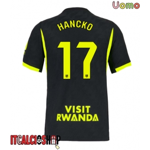 Atletico Madrid David Hancko #17 Seconda Maglia 2026-27 Manica Corta Atletico Madrid David Hancko #17 Seconda Maglia 2026-27 Manica Corta